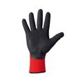 GUANTI FILO CONTINUO/LATTICE TECHNOGRAB ROSSO/NERO TG.10