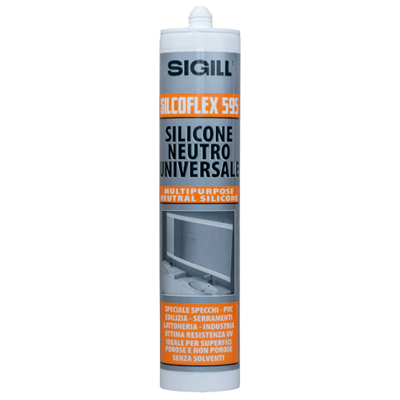 SILCOFLEX 595 TRASPARENTE 300ML SILICONE NEUTRO