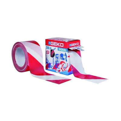 NASTRO SEGNALETICO HDpe BIANCO/ROSSO H MM 70 X 200 M